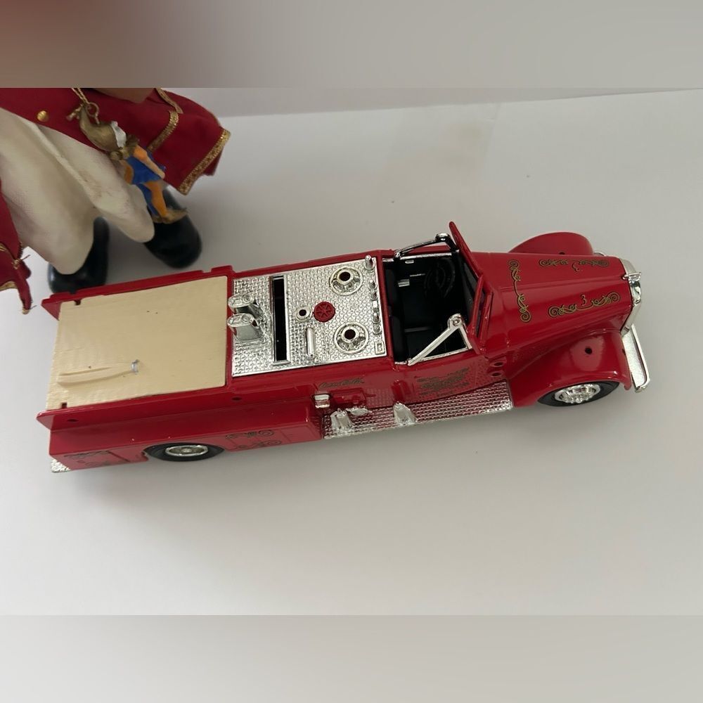 Vintage Ertl Coca-Cola 1955 ward Lafrance Pumper Fire Truck Die Cast # 3447 - Picture 2 of 12